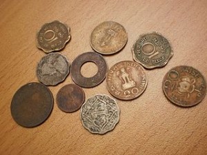 A collection of old coins Pic: Wikimedia Commons