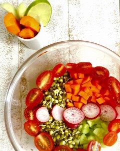 Go for salads and fruits to stay healthy. Photograph courtesy: Anamika Sharma/https://www.facebook.com/Madcookingfusions-179713382091425/timeline