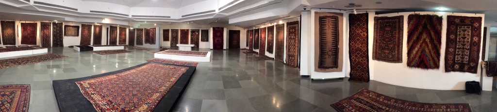 Panorama from IICi carpet stories exhibition. Photograph courtesy: Danny Mehra
