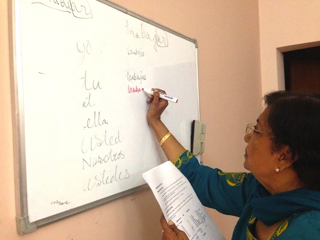 Learning a new language can help senior citizens